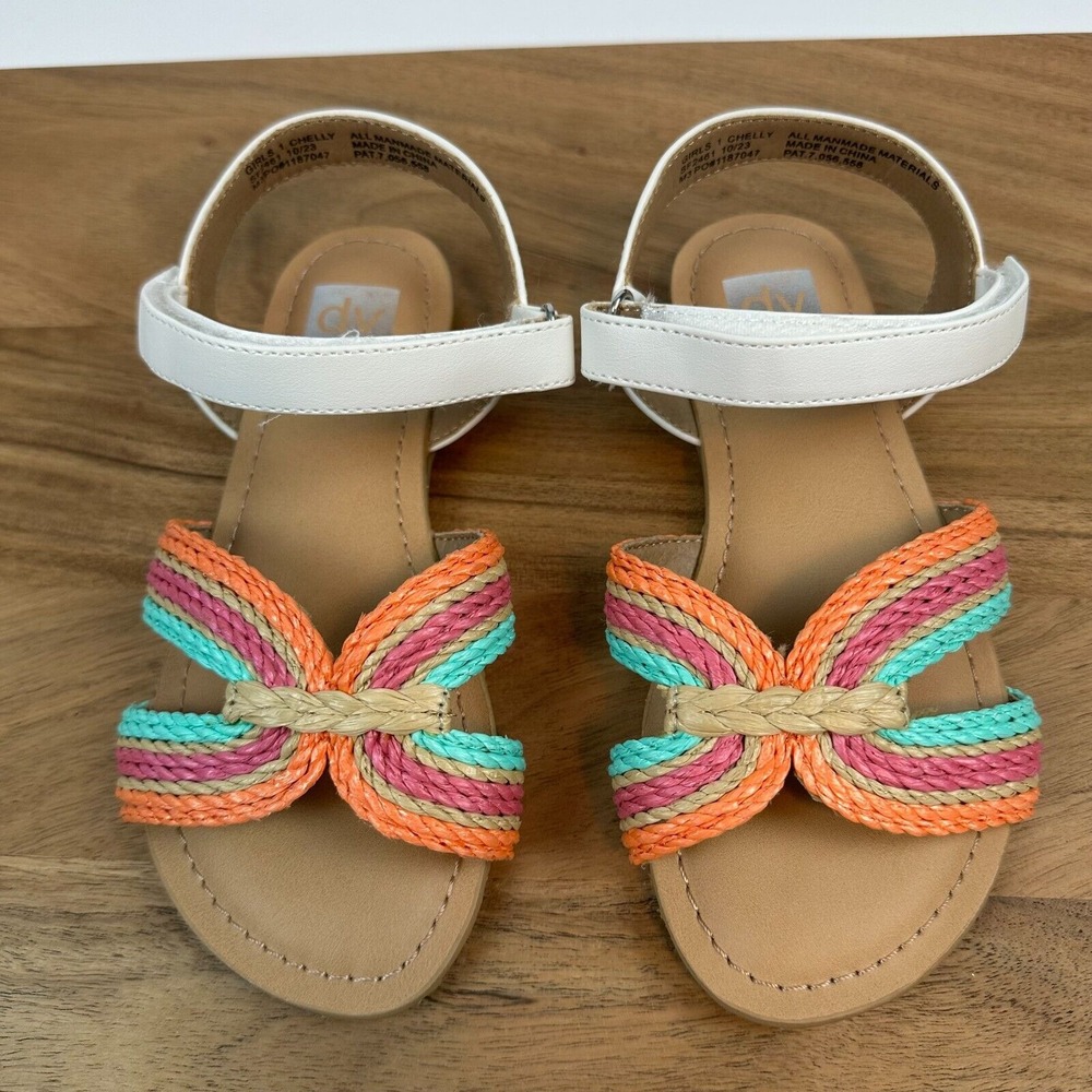 New NWOB Big Kids Dolce Vita Chelly‎ Woven Spring Slingback Sandals Size 1 Y